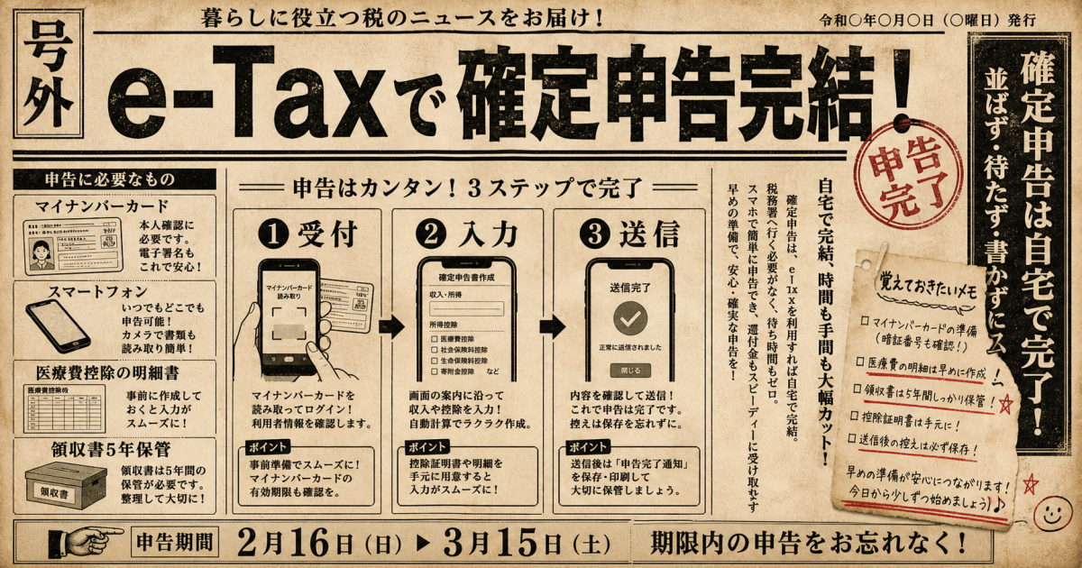 スマホやPCで完結！医療費控除の具体的な申請手順と必要書類