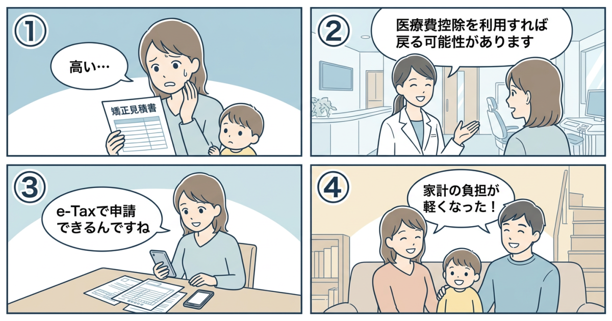 子供の歯列矯正は医療費控除でいくら戻る？対象条件と申請方法を解説